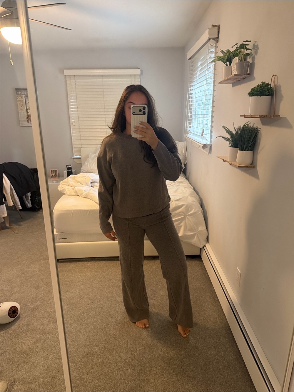 Zara set gray/taupe
